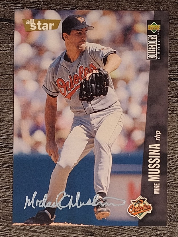 1996 Collector's Choice Silver Signature #465 Mike Mussina
