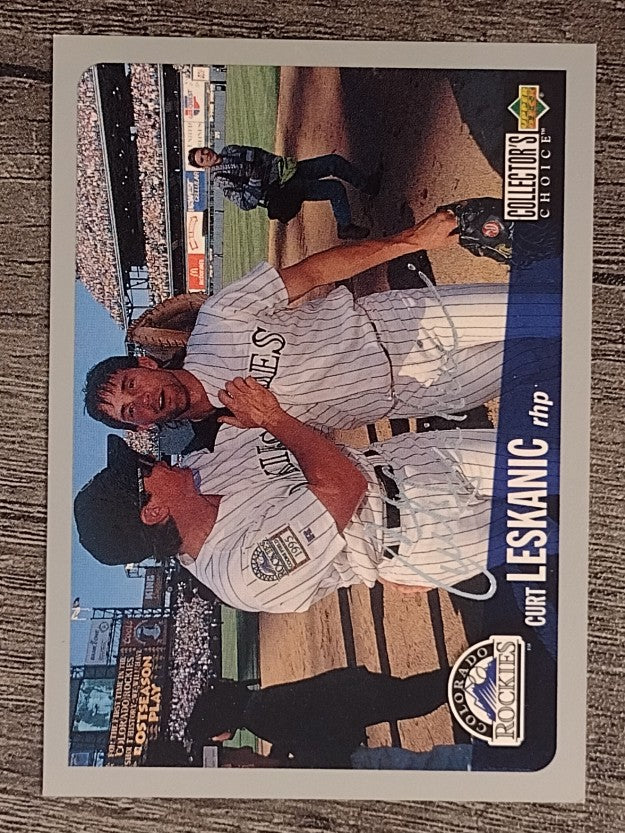 1996 Collector's Choice Silver Signature #537 Curt Leskanic