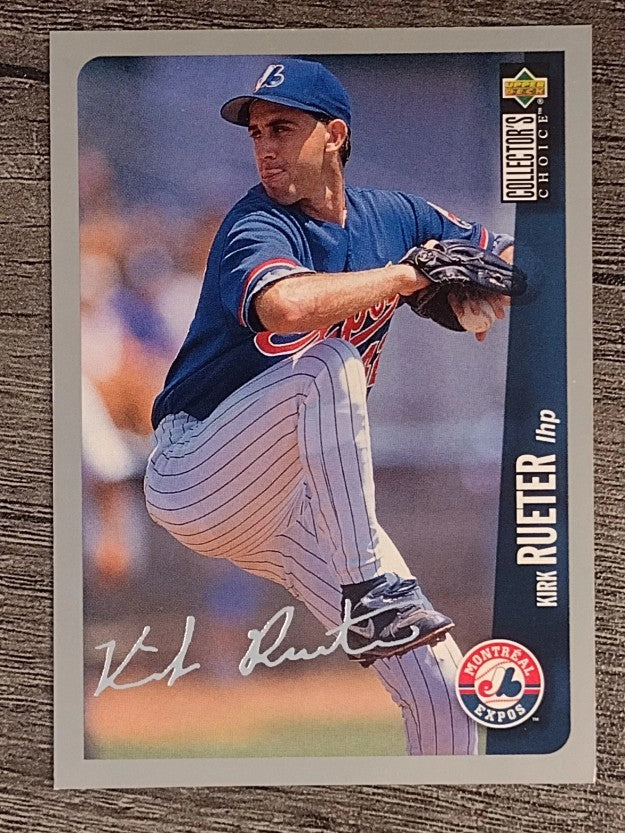 1996 Collector's Choice Silver Signature #611 Kirk Rueter
