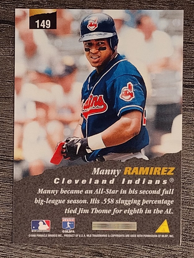 1996 Pinnacle #149 Manny Ramirez NAT