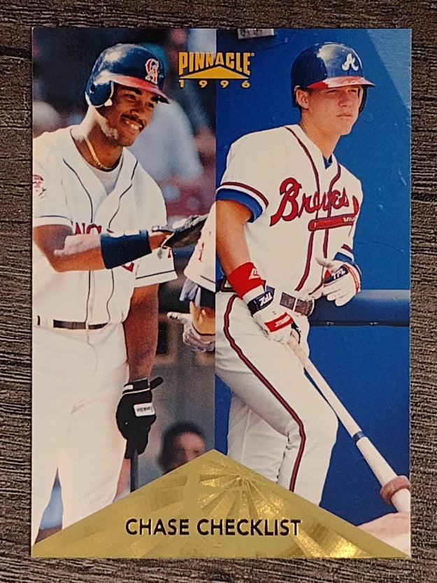 1996 Pinnacle #200 Garrett Anderson/Chipper Jones CL