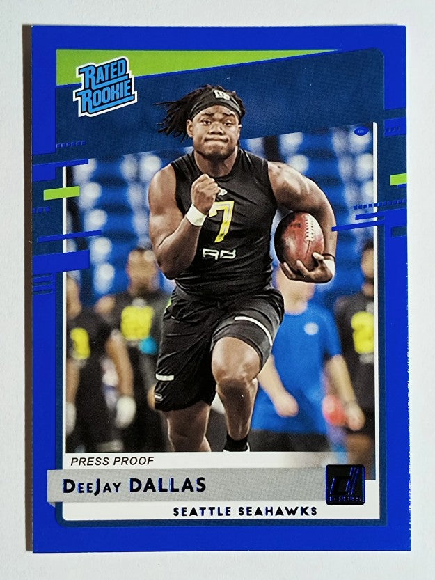 2020 Donruss Press Proof Blue #345 DeeJay Dallas RR