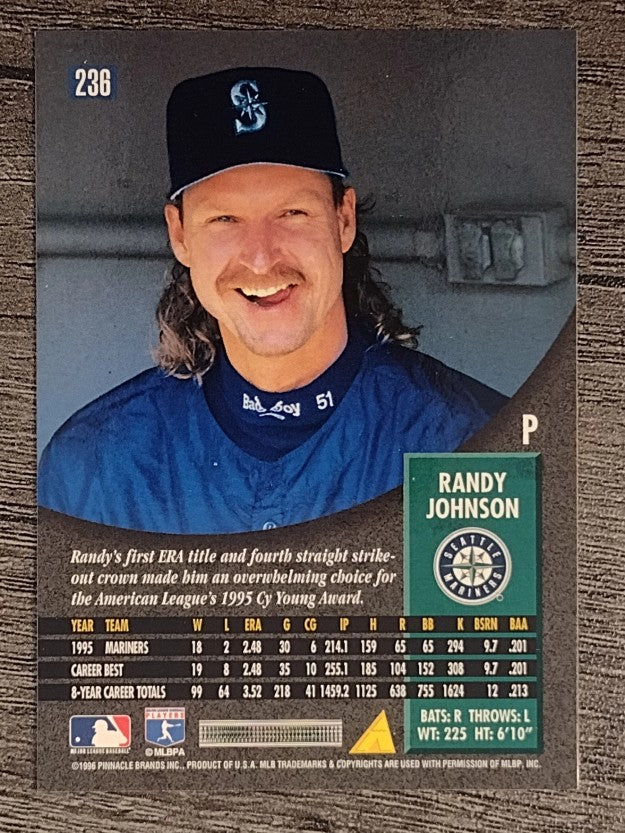 1996 Pinnacle #236 Randy Johnson