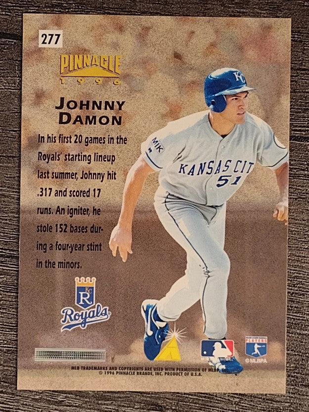 1996 Pinnacle #277 Johnny Damon HH