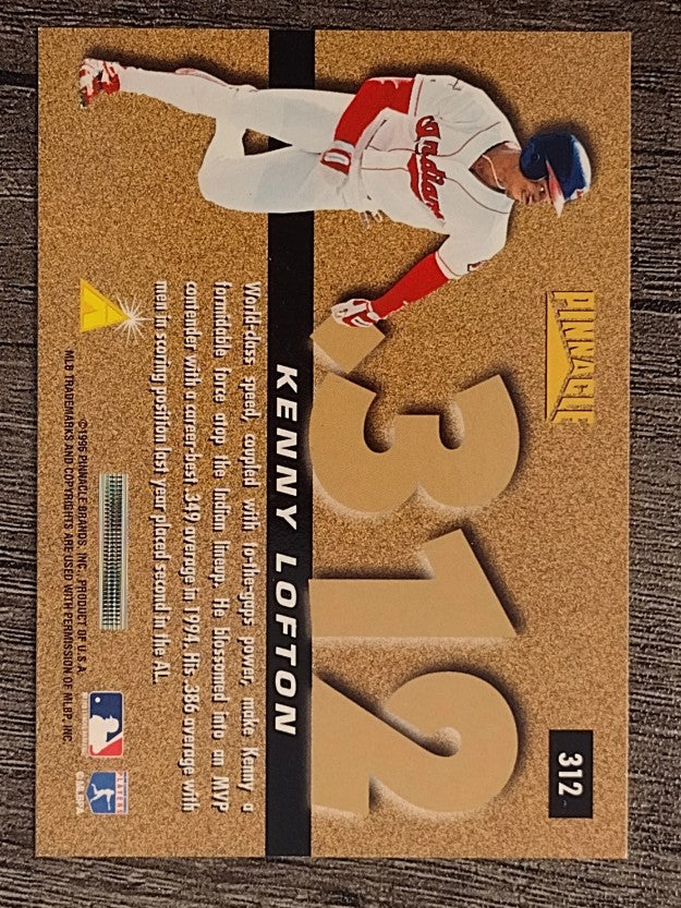 1996 Pinnacle #312 Kenny Lofton 300