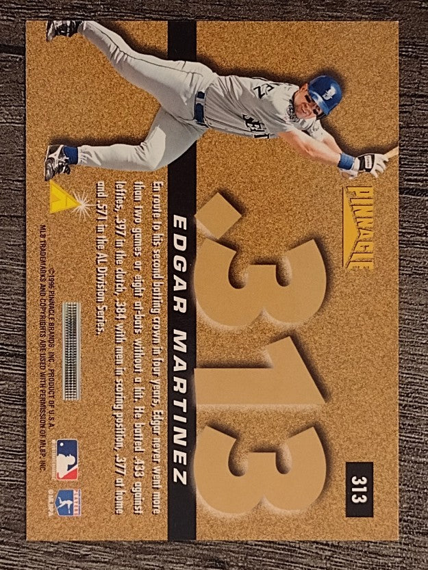 1996 Pinnacle #313 Edgar Martinez 300