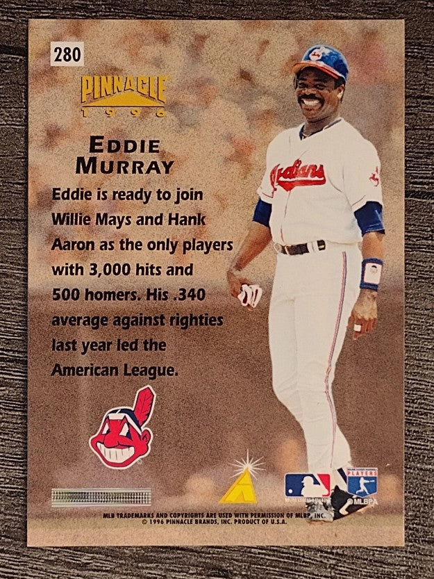 1996 Pinnacle Foil #280 Eddie Murray HH