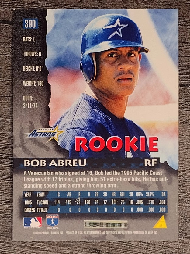 1996 Pinnacle Foil #390 Bob Abreu