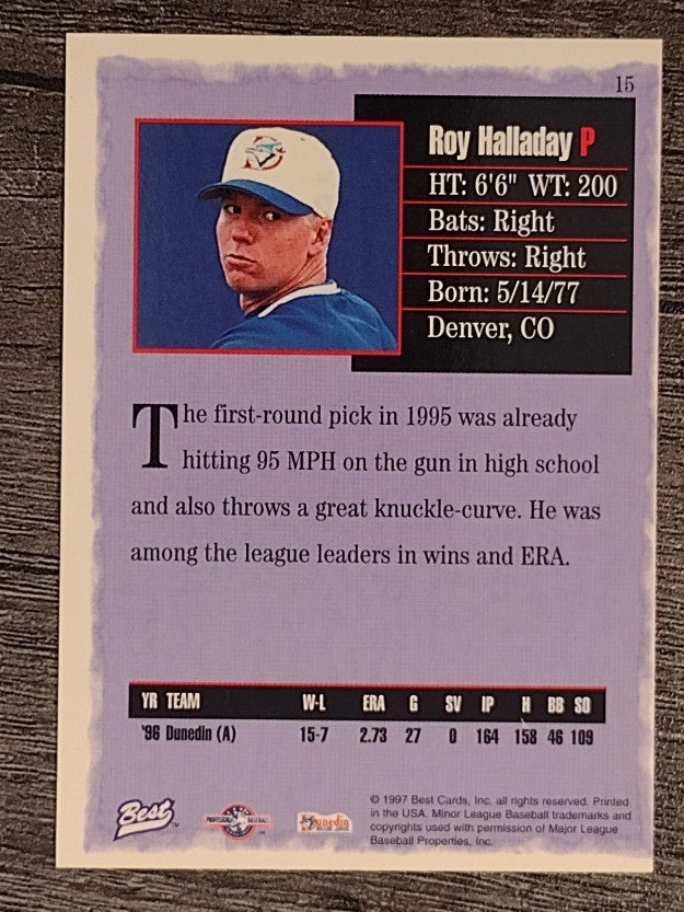1997 Best #15 Roy Halladay