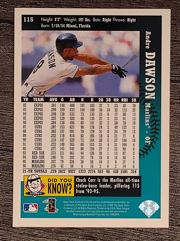 1997 Collector's Choice #115 Andre Dawson