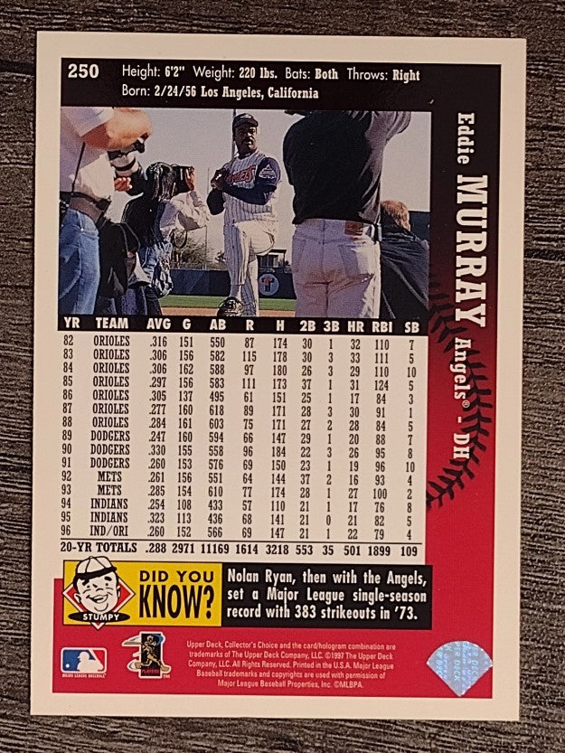 1997 Collector's Choice #250 Eddie Murray