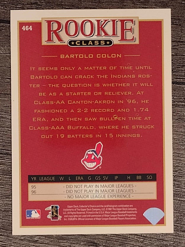 1997 Collector's Choice #464 Bartolo Colon