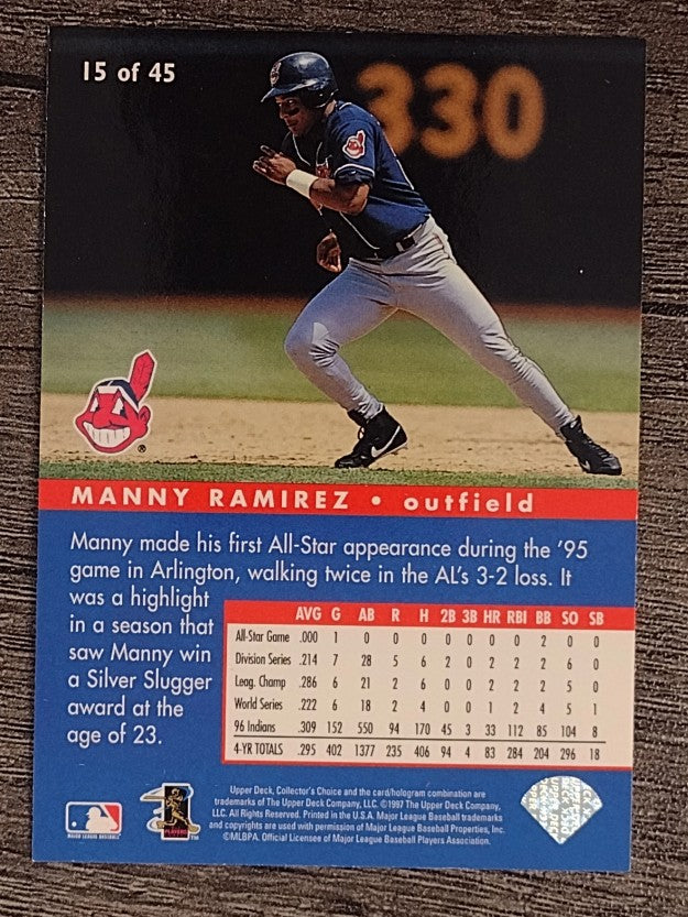 1997 Collector's Choice All-Star Connection #15 Manny Ramirez