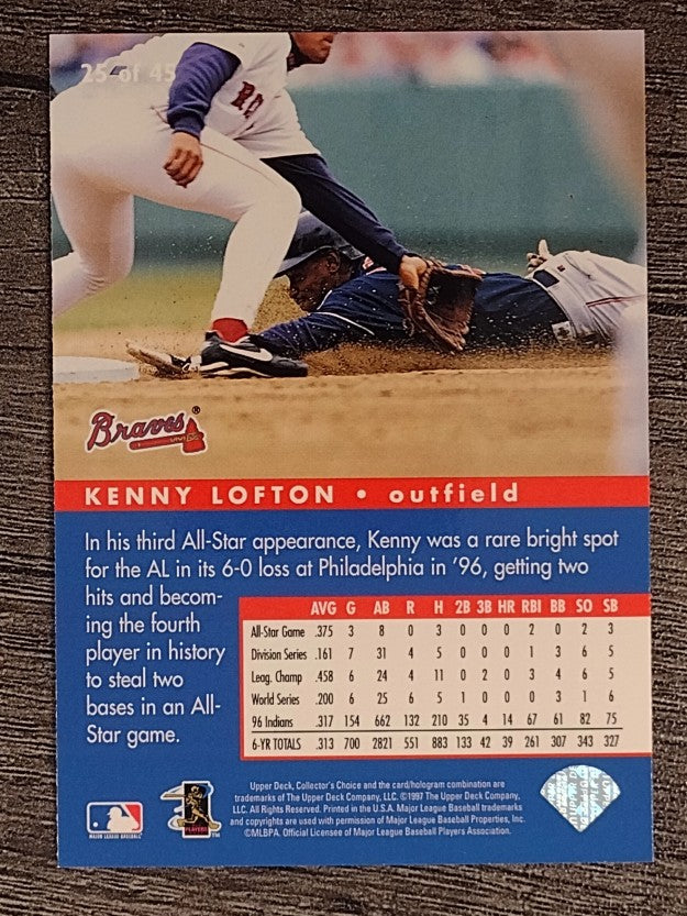 1997 Collector's Choice All-Star Connection #25 Kenny Lofton