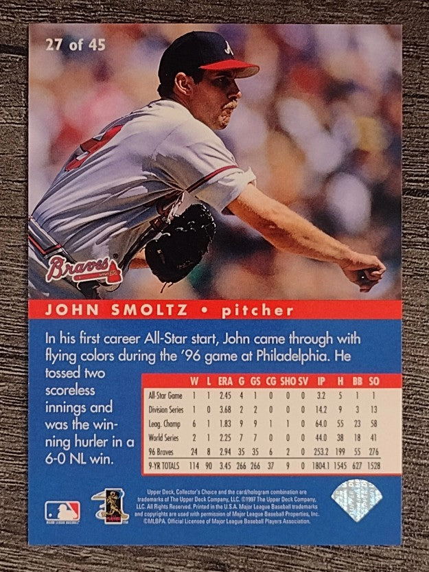 1997 Collector's Choice All-Star Connection #27 John Smoltz
