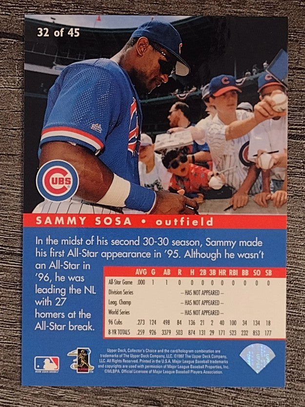 1997 Collector's Choice All-Star Connection #32 Sammy Sosa