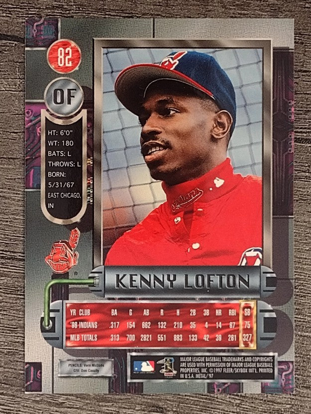 1997 Metal Universe #82 Kenny Lofton