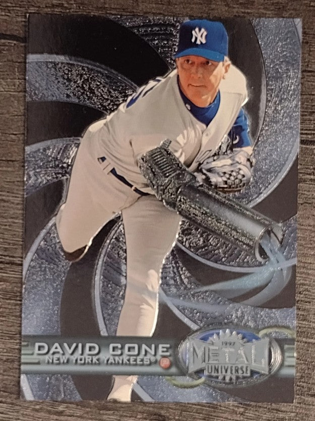 1997 Metal Universe #115 David Cone
