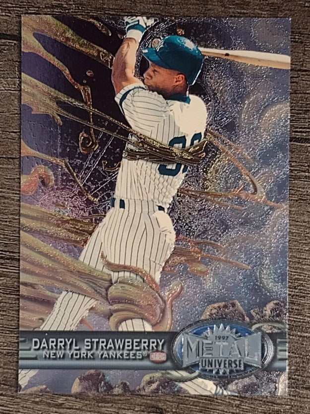 1997 Metal Universe #123 Darryl Strawberry