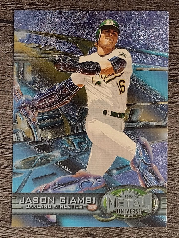 1997 Metal Universe #129 Jason Giambi