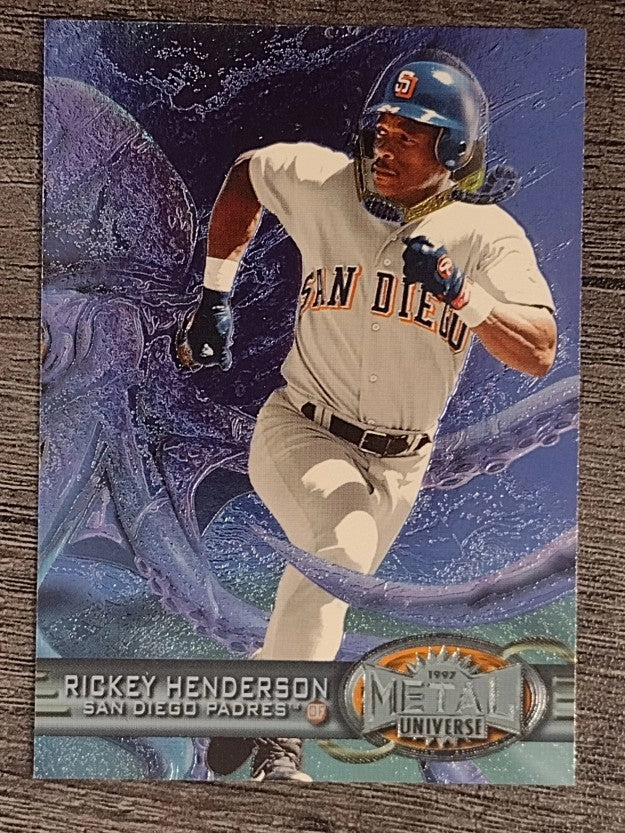 1997 Metal Universe #221 Rickey Henderson