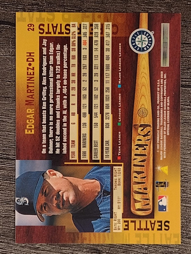1997 Pinnacle #29 Edgar Martinez