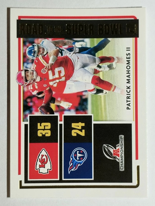 2020 Donruss Road to the Super Bowl Conference Championship Patrick Mahomes II