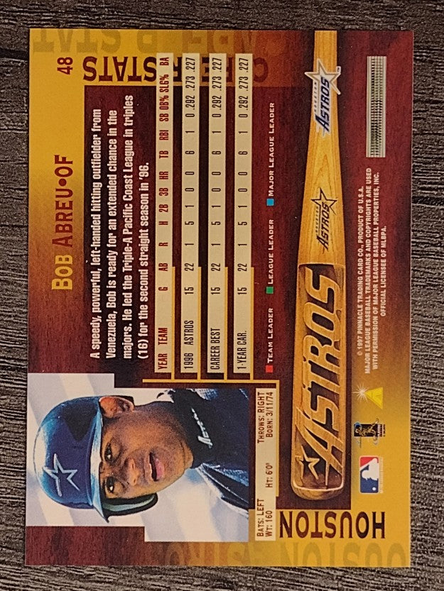 1997 Pinnacle #48 Bob Abreu