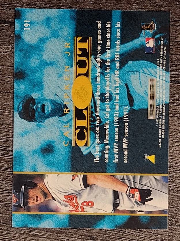 1997 Pinnacle #191 Cal Ripken (NM)