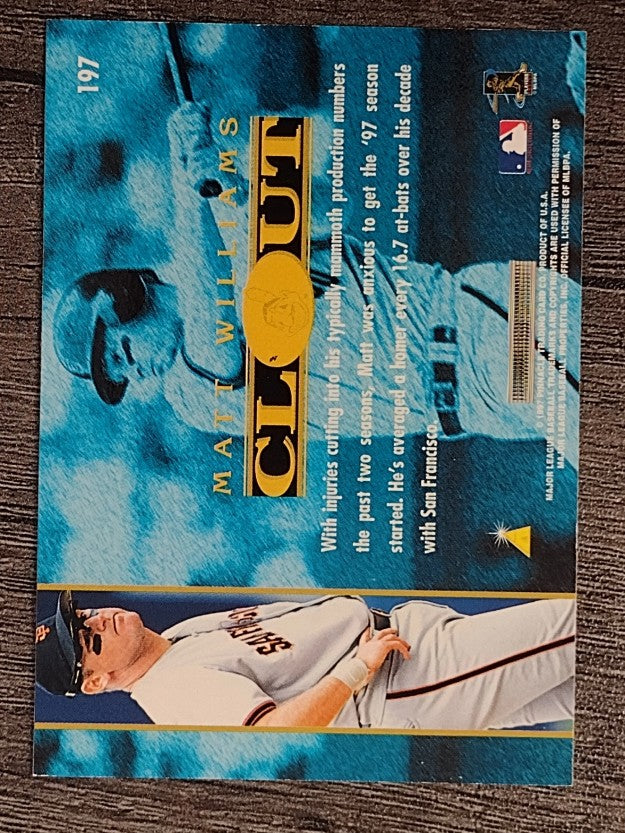 1997 Pinnacle #197 Matt Williams