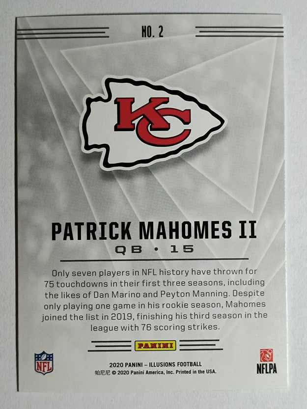 2020 Panini Illusions Retail #2 Patrick Mahomes II