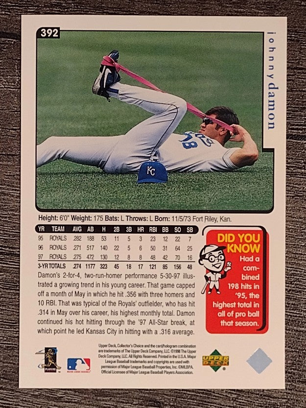 1998 Collector's Choice #392 Johnny Damon
