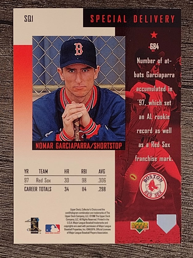 1998 Collector's Choice StarQuest #SQ1 Nomar Garciaparra SD