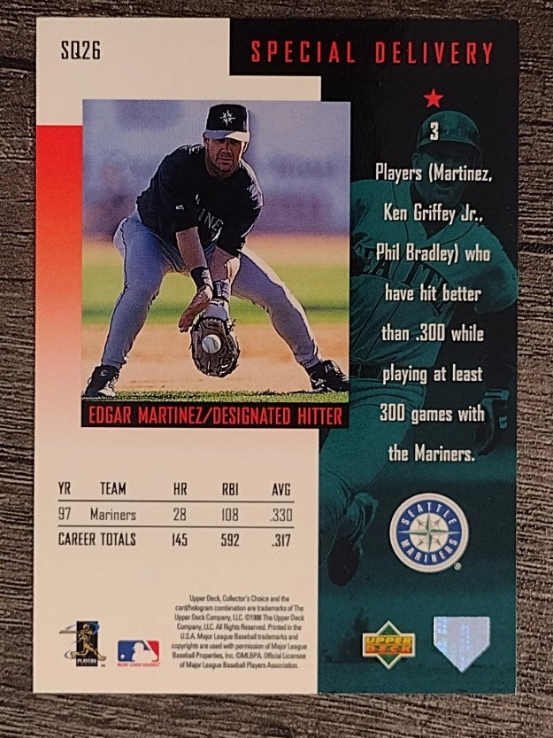 1998 Collector's Choice StarQuest #SQ26 Edgar Martinez SD