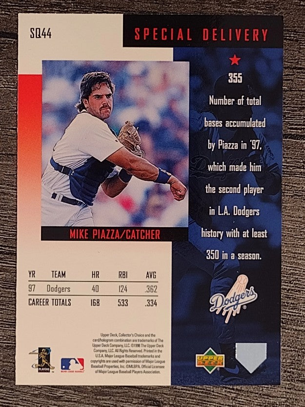 1998 Collector's Choice StarQuest #SQ44 Mike Piazza SD