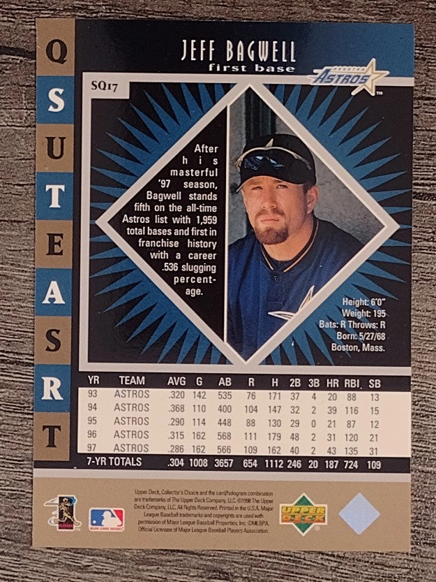 1998 Collector's Choice StarQuest Single #17 Jeff Bagwell
