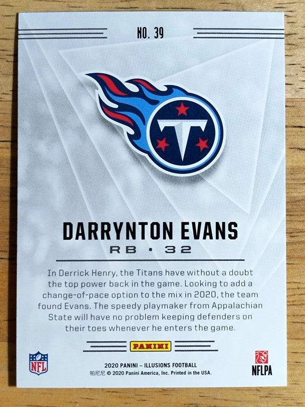 2020 Panini Illusions Retail #39 Darrynton Evans