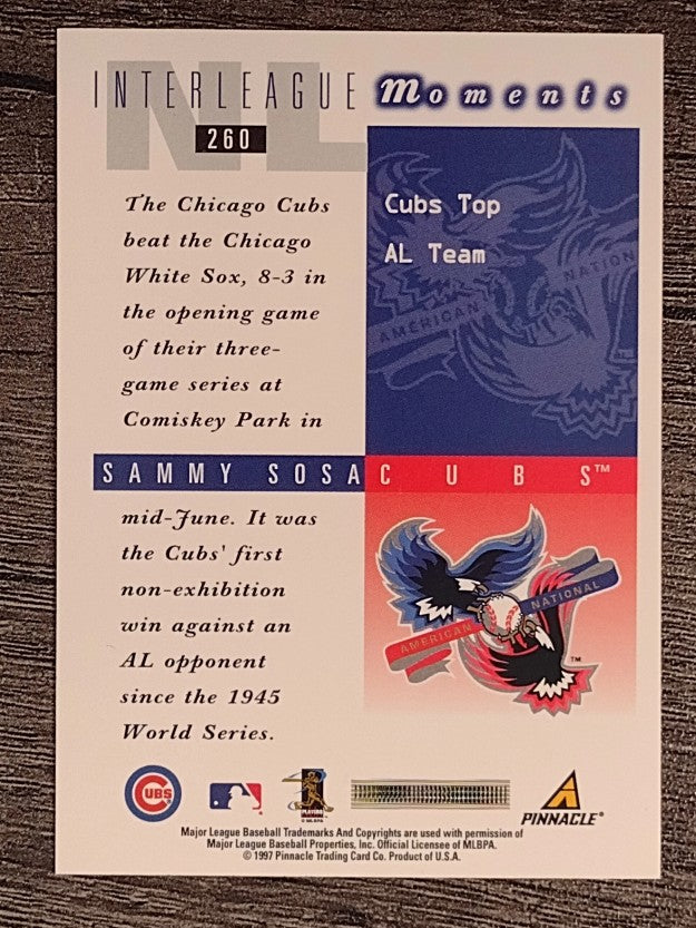 1998 Score #260 Sammy Sosa IM