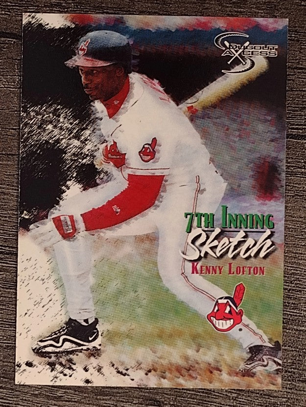 1998 SkyBox Dugout Axcess #128 Kenny Lofton 7TH