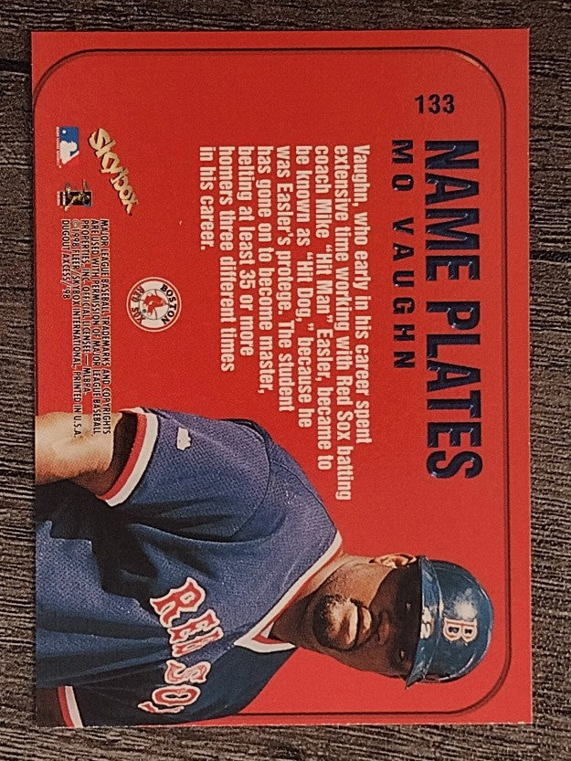 1998 SkyBox Dugout Axcess #133 Mo Vaughn NAME