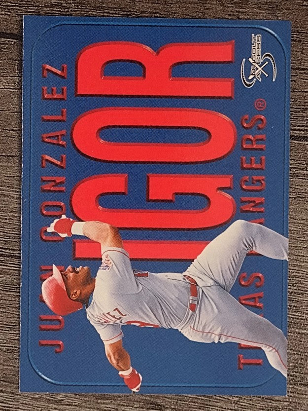 1998 SkyBox Dugout Axcess #135 Juan Gonzalez NAME