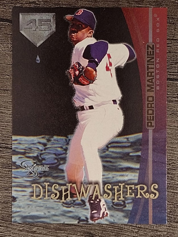 1998 SkyBox Dugout Axcess Dishwashers #D3 Pedro Martinez