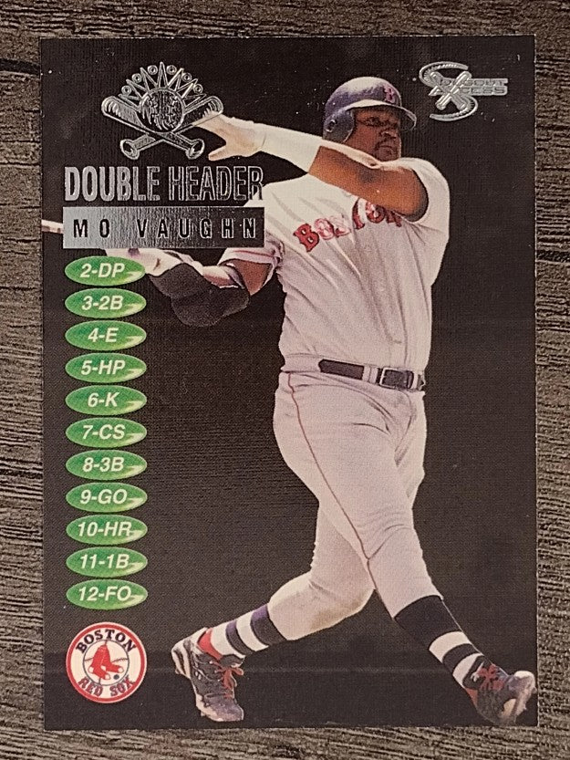 1998 SkyBox Dugout Axcess Double Header #DH12 Mo Vaughn