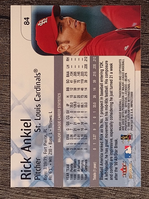 2000 Impact #84 Rick Ankiel