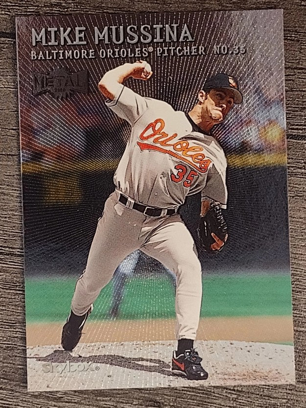 2000 Metal #27 Mike Mussina