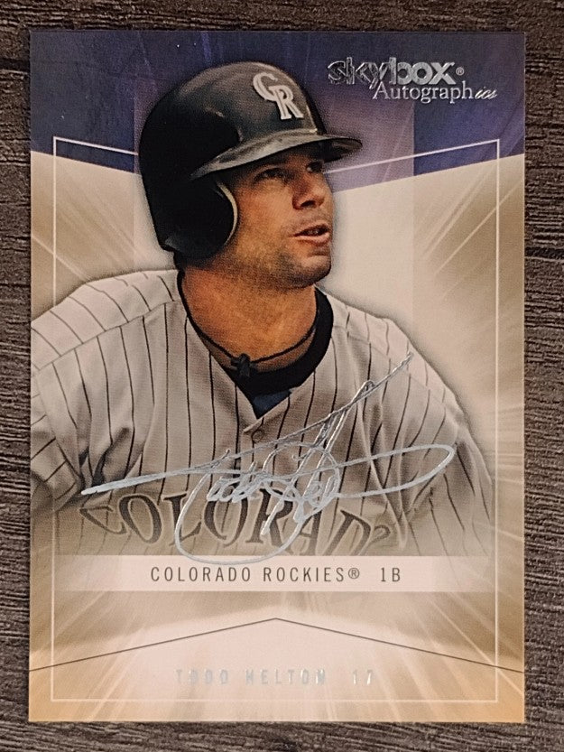 2005 SkyBox Autographics #20 Todd Helton