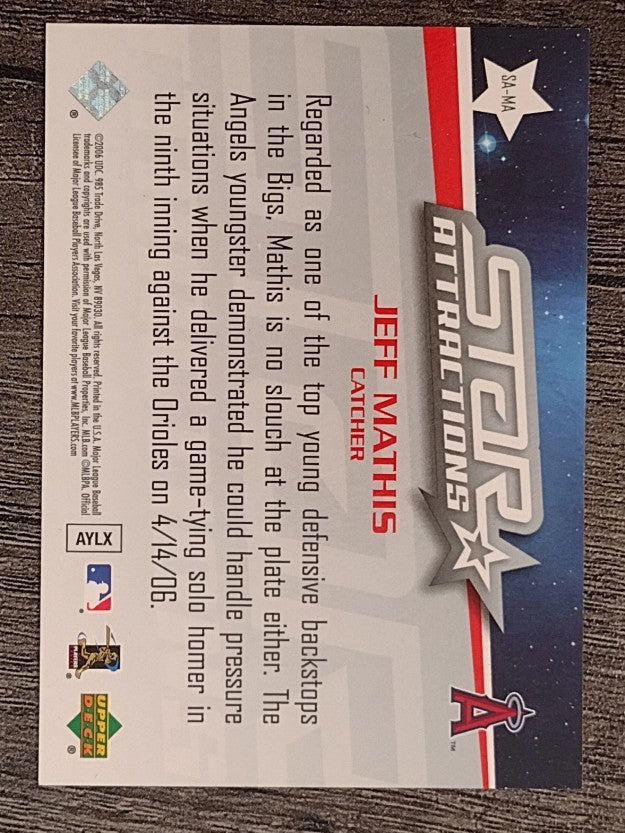 2006 Upper Deck Star Attractions #MA Jeff Mathis UPD