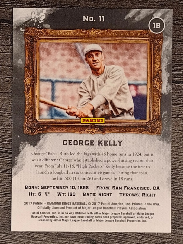 2017 Diamond Kings #11 George Kelly