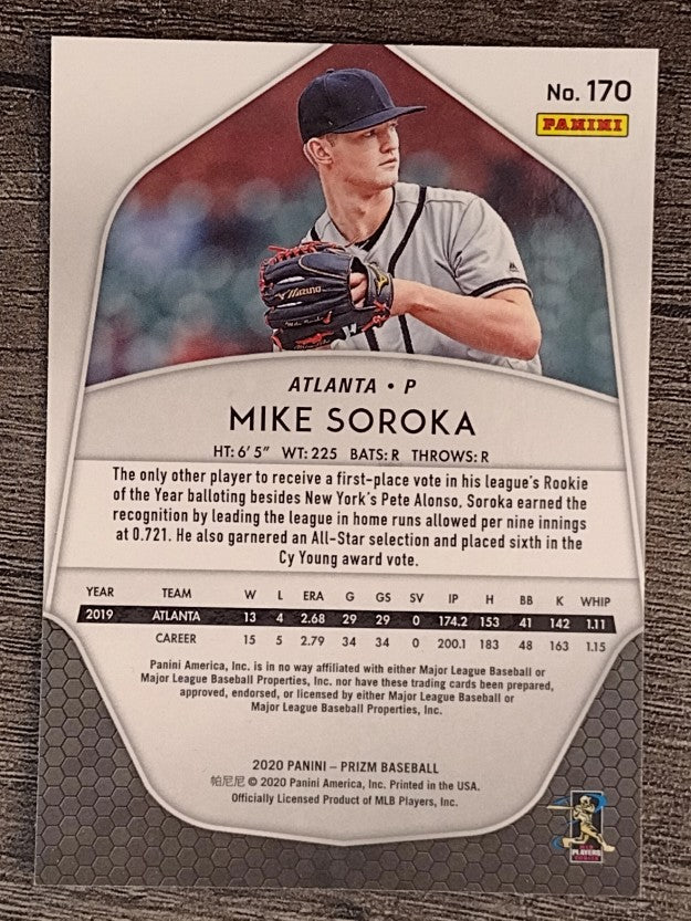 2020 Panini Prizm #170 Mike Soroka