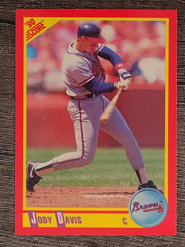 1990 Score #328 Jody Davis